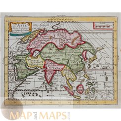Asien und ehemaligen Kolonien original antike Karte von Buffier 1769