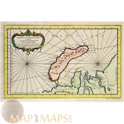 Russia, Novaya Zemlya Old map, La Nouvelle Zemble. Bellin 1758 