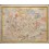 NORTH CELESTIAL MAP- NORTHERN SKY - ORIGINAL ANTIQUE MAP – G. HECK1842